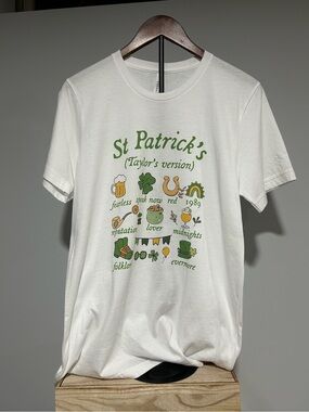 NEW St Patrick's Graphic Unisex Medium Tee (Taylor’s version) 🍺 ☘️
